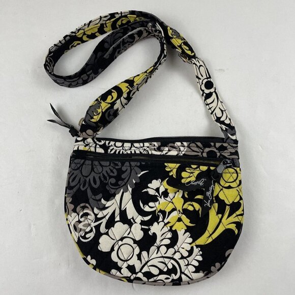Vera Bradley Crossbody Small Quilt Purse Adjustable Strap Zip Pockets Card Slots - Picture 2 of 12